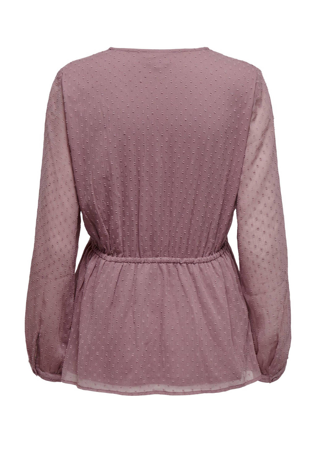 ONLY MATERNITY semi-transparante zwangerschapsblouse OLMBETTINA oudroze