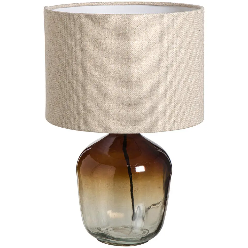 Lampenkap Luna cilinder naturel - 18xØ25 cm