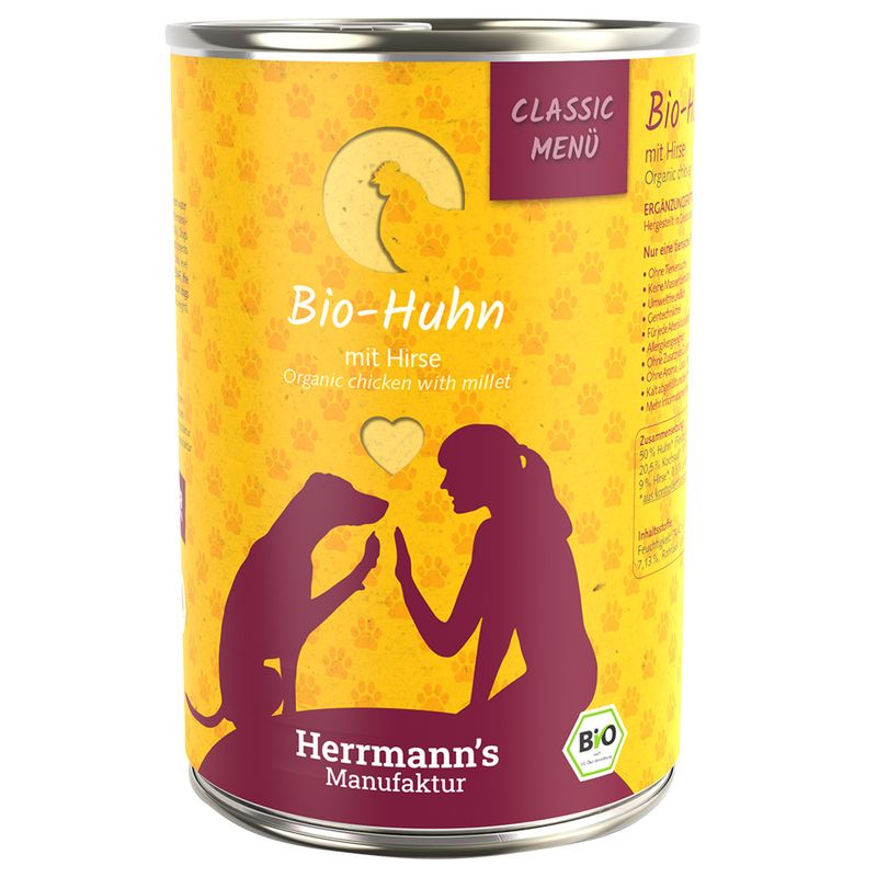Lot Herrmann's Menu Bio Classic 12 x 400 g