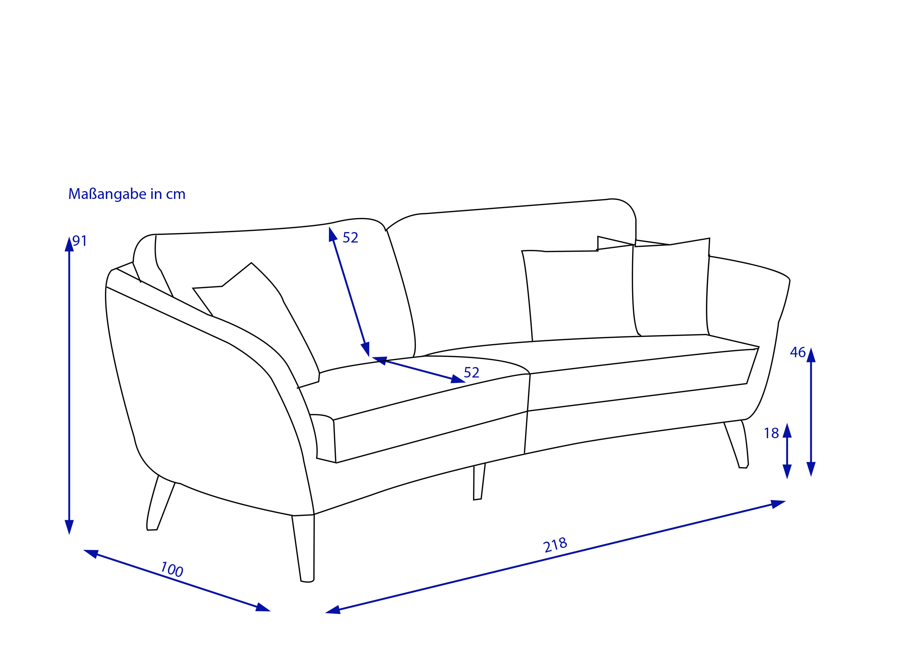 Sofa SANSIBAR FÜNEN