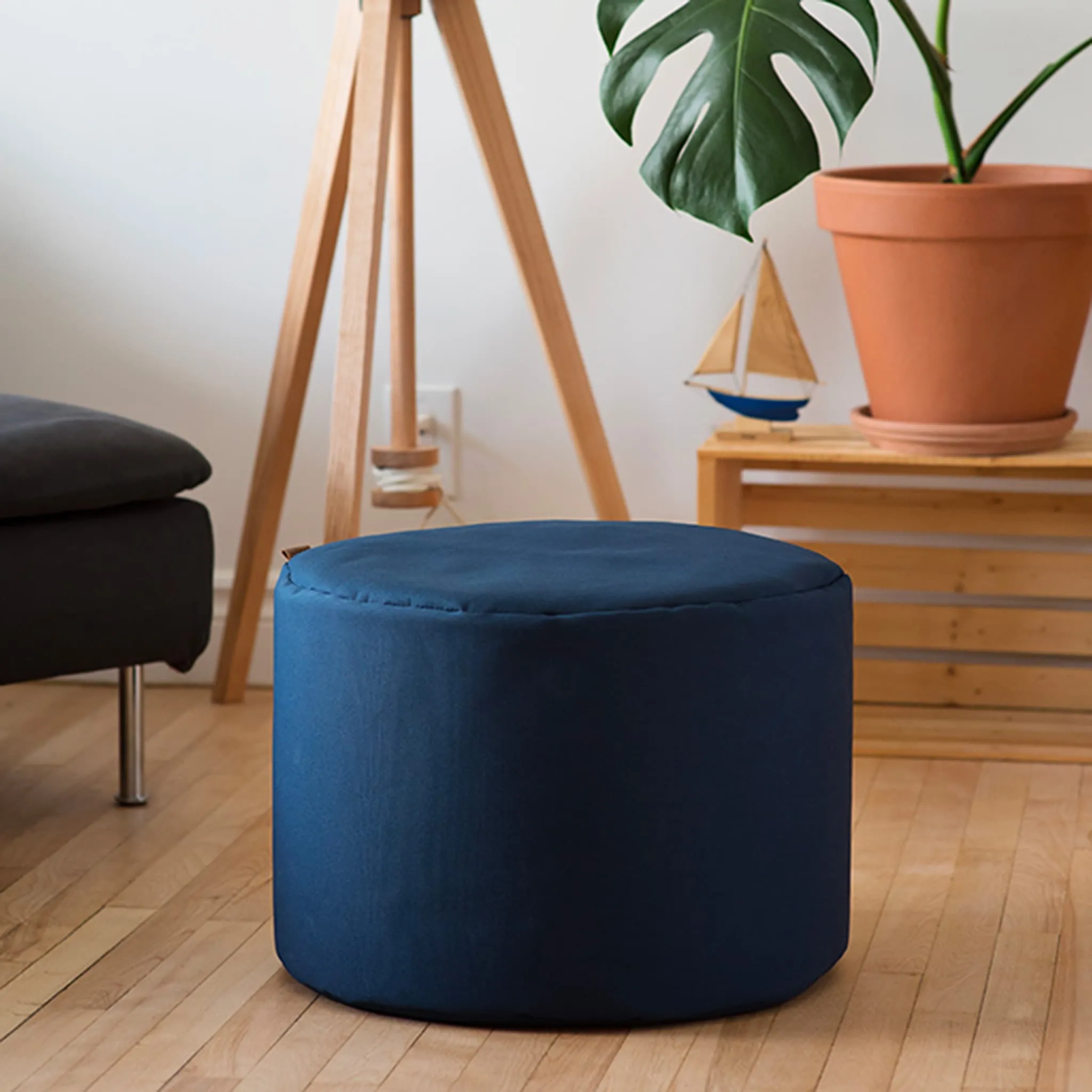 Arico Pouf Repose-pieds - Marine
