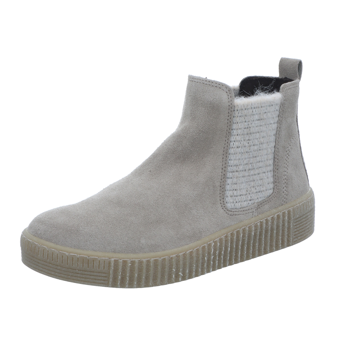 Gabor Fashion Damen-Stiefelette Quarz-Beige-Grau