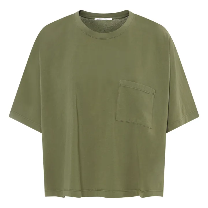 Pomandère T-shirt Poche | Vert kaki