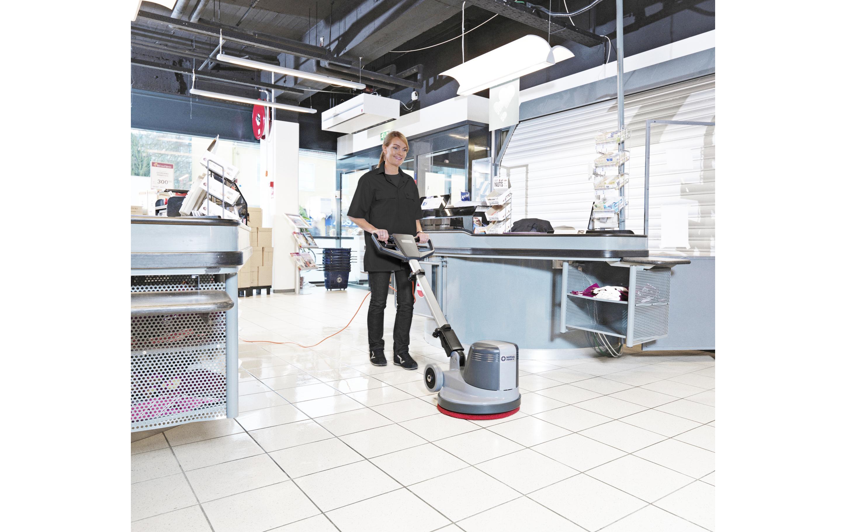 Einscheibenmaschine FM400D<br>Einscheibenmaschine für die Reinigung und Pflege von Hartböden