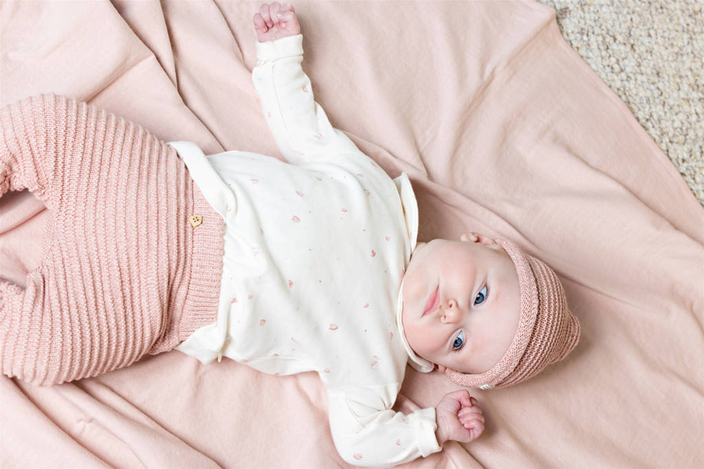 Petite Maison baby regular fit broek Seol roze
