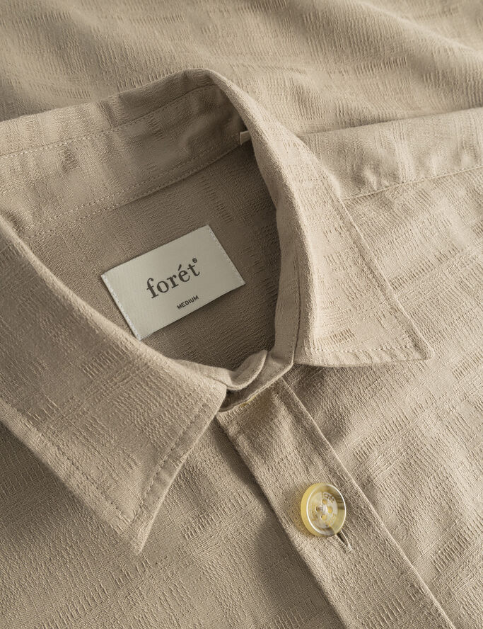 Forét MAP JACQUARD SHIRT Army