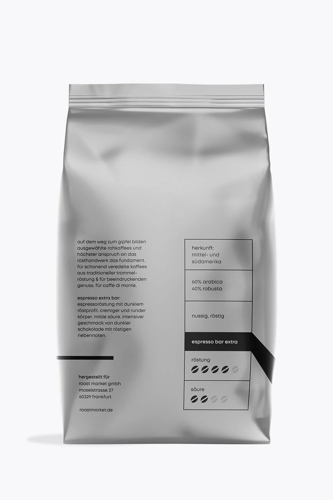 Caffè di Monte Espresso Extra Bar Vorteilspaket 4kg