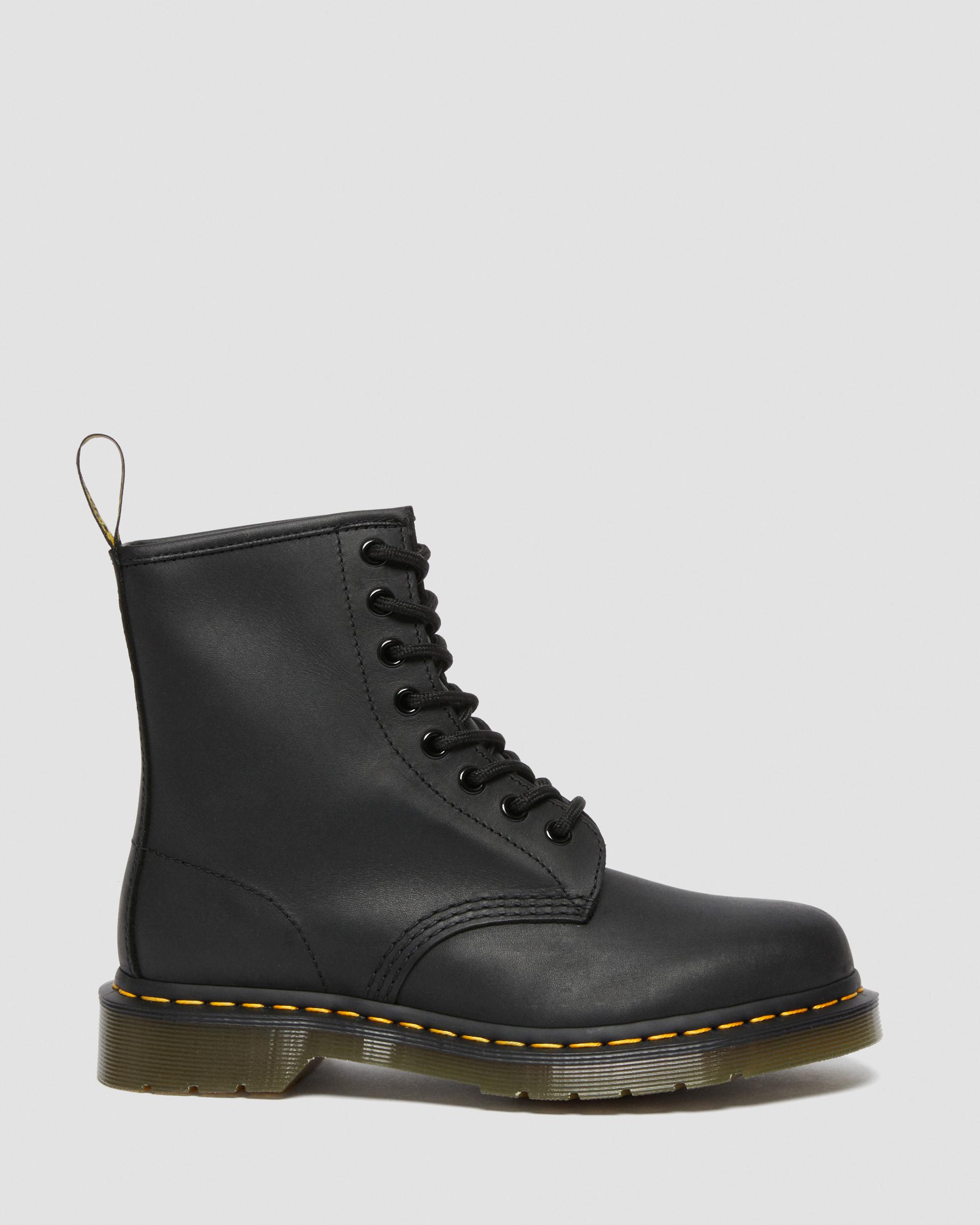 1460 Greasy Leather Lace Up Boots