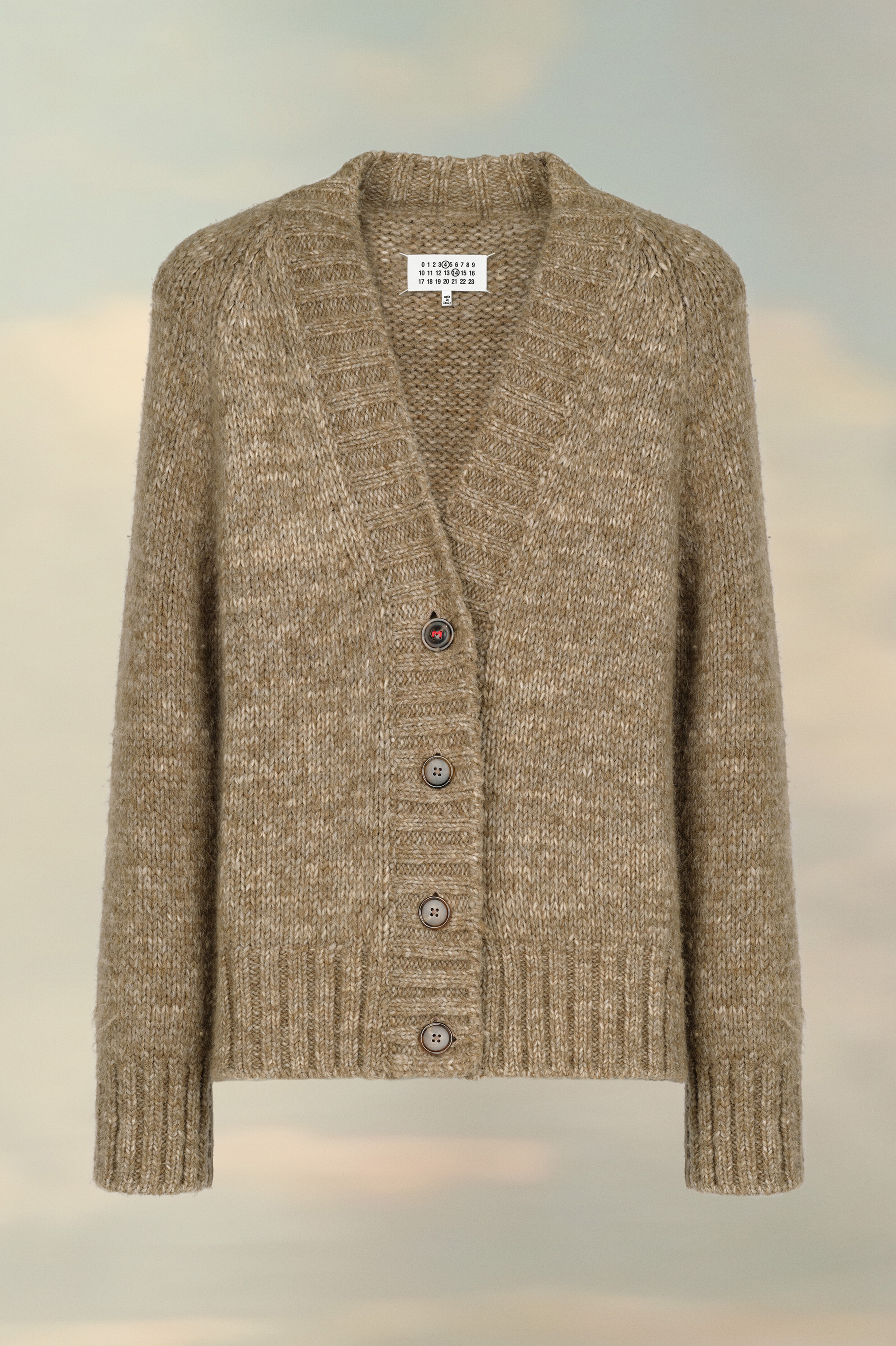 Cardigan en laine pour femme Gris asphalte