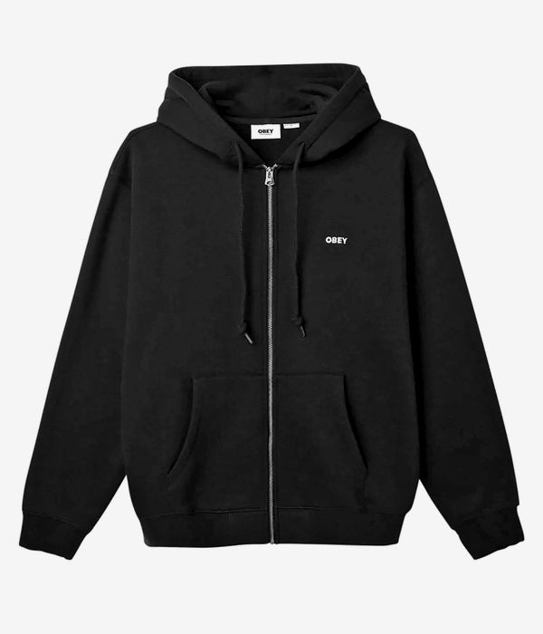 Obey Established Works Bold Zip-Hoodie (black)