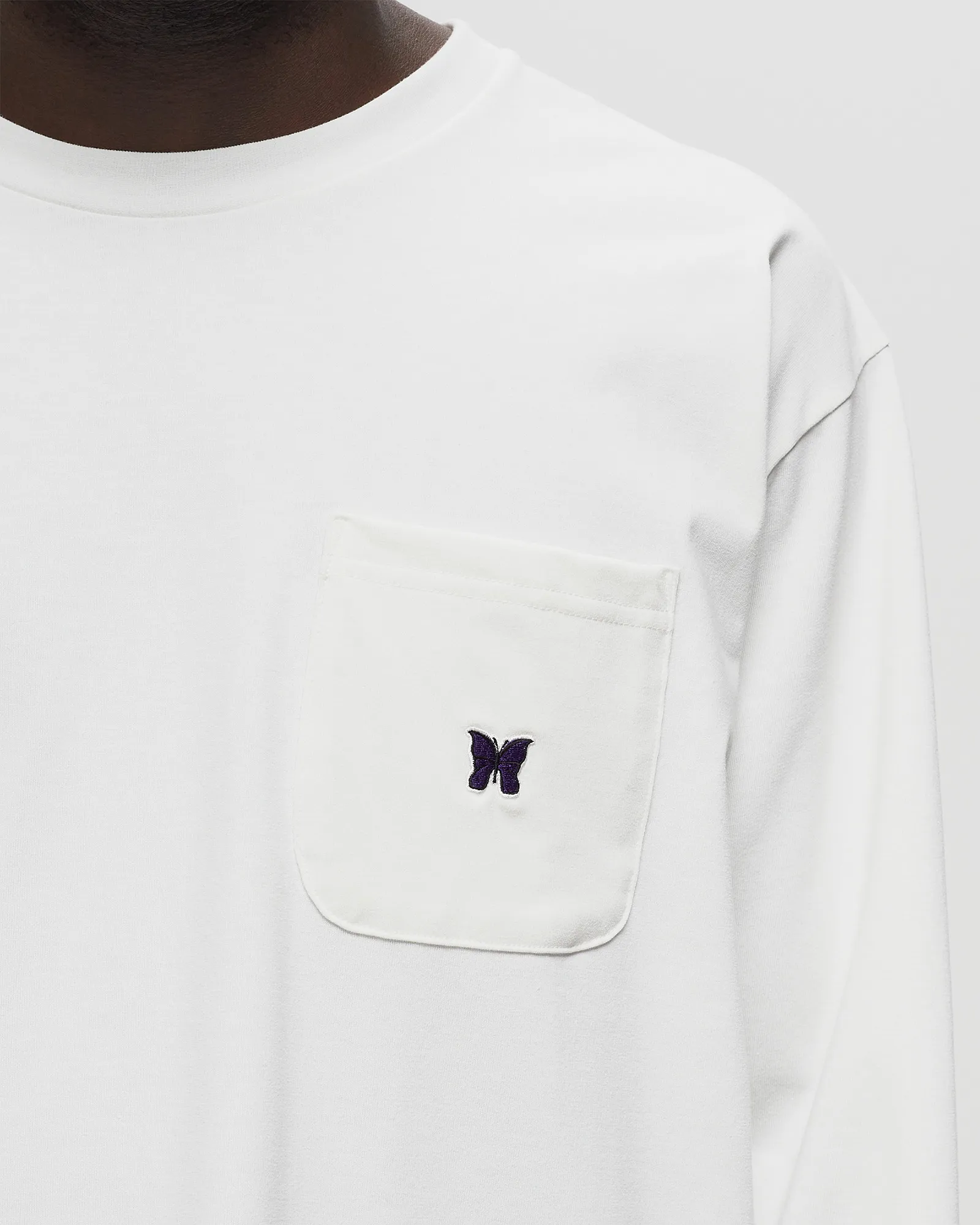 Needles L/S Crew Neck Tee
