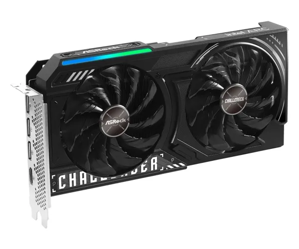 ASRock Challenger - GDDR6-grafikkort - HDMI, 3 x DisplayPort