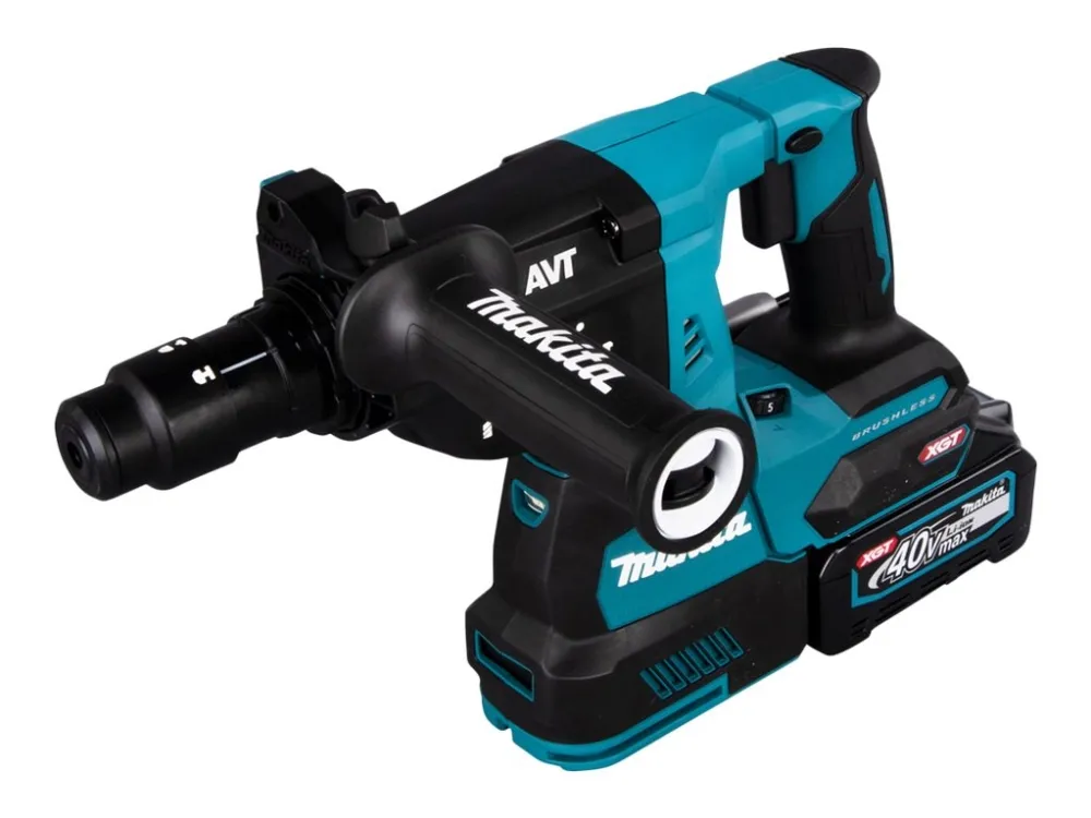 Makita HR004GM201 - Roterende hammer - ledningfri - SDS-plus - 2.9 Joule - 2 batterier, inkluderet oplader - 40 V
