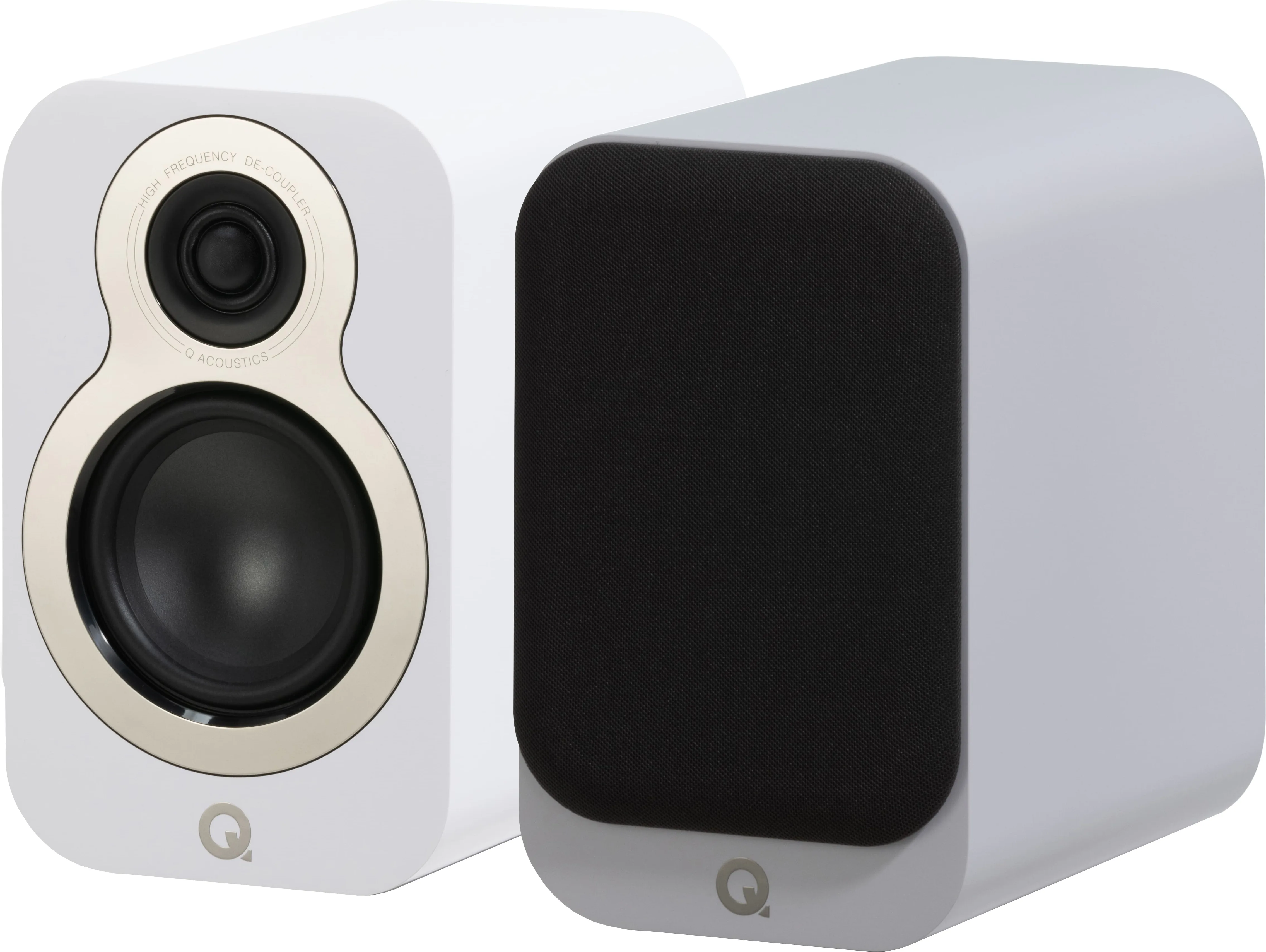 Q Acoustics 3010C Blanc mat (la paire) Enceintes bibliothèque