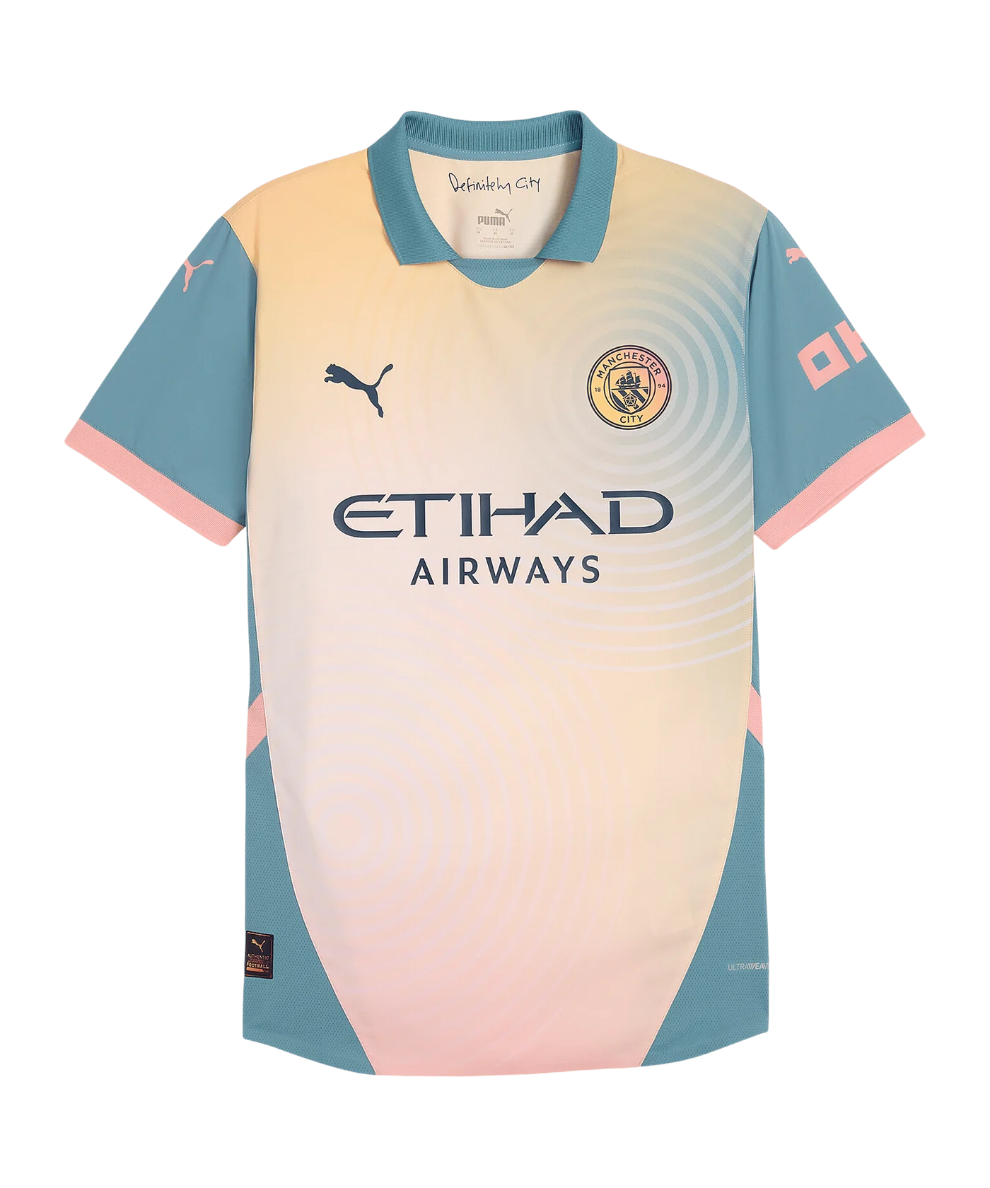 PUMA Manchester City Auth. Trikot 4th 2024/2025 Pink F04