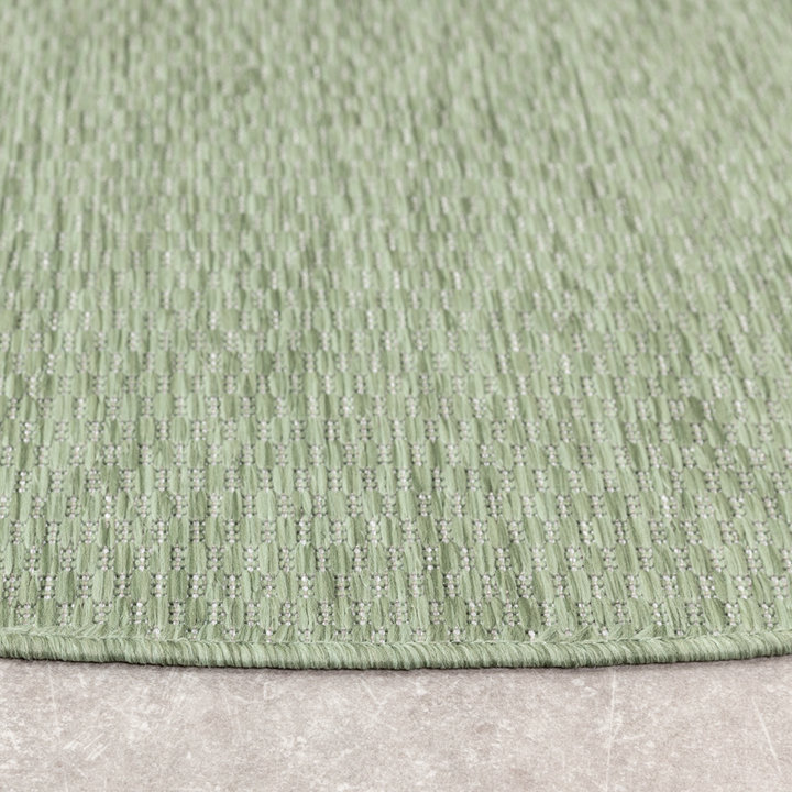 Rond buitenkleed - Costa Groen | Zomerse budgettopper!