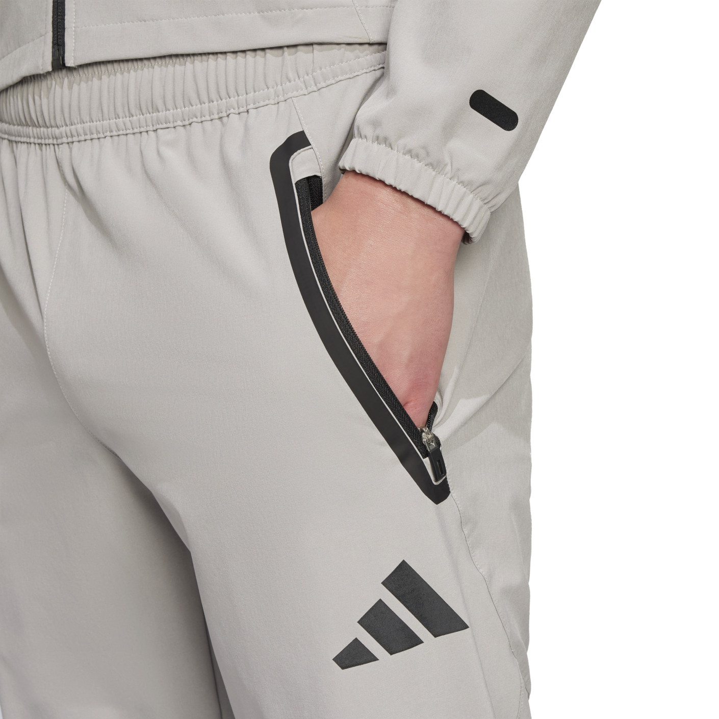 Adidas Tiro 25 Vis Tech Competition Trainingsbroek Grijs Zwart