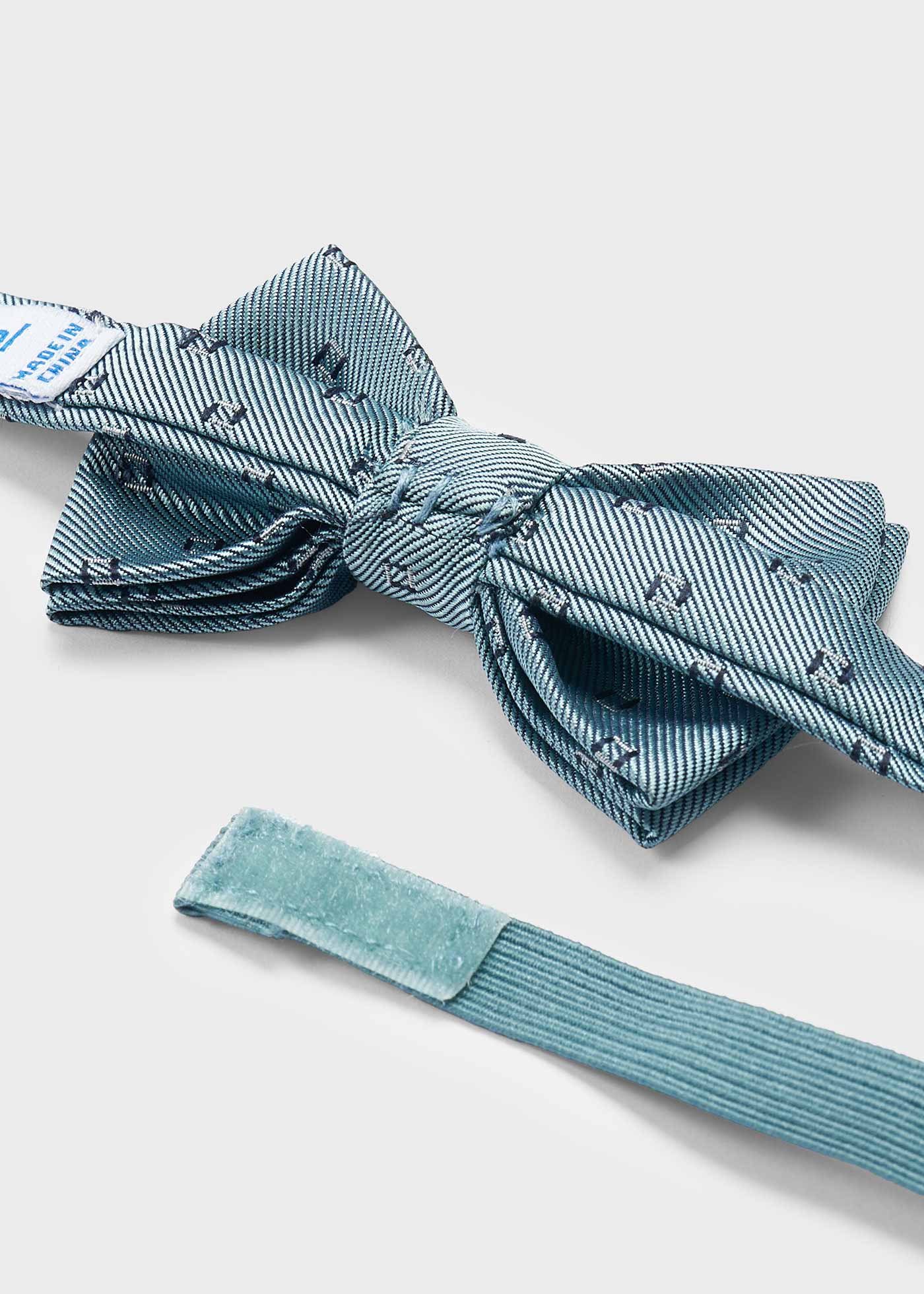Gravata borboleta estampada para menino