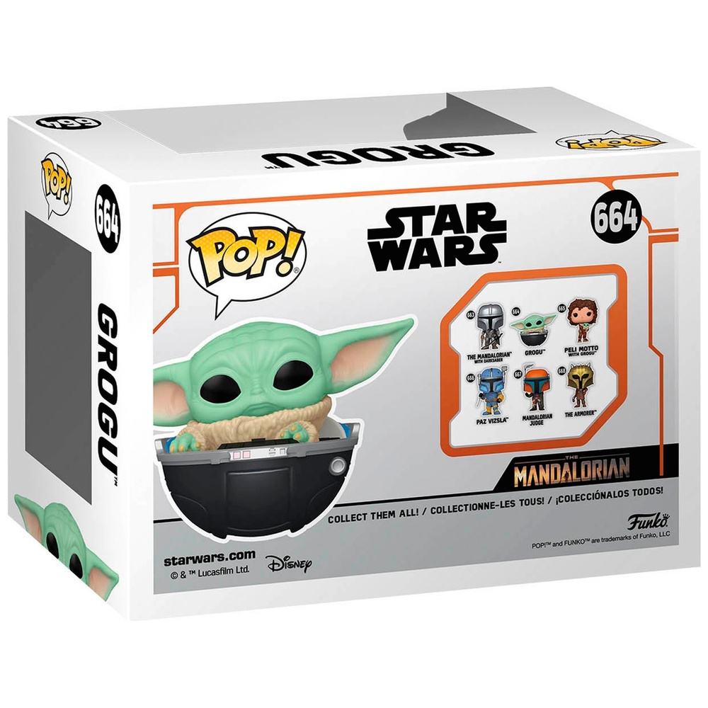 POP! Vinyl 664: Star Wars The Mandalorian - Grogu im Kinderwagen