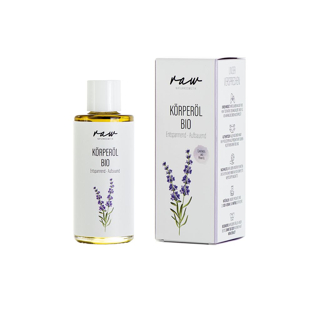 raw Naturkosmetik Körperöl BIO Entspannend