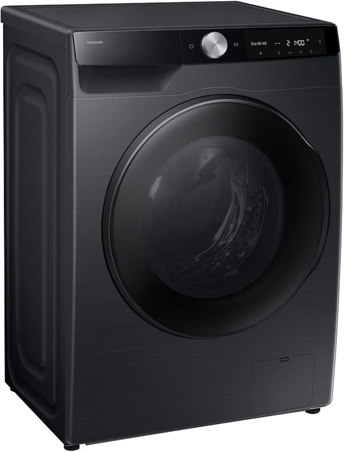 Samsung WD6100D SLIM AI Waschtrockner WD90DG6G94BBU2, 9+5 kg, Extra sparsam, EEK: E/A (-10%), Nur 48 cm tief, Waschmaschine + Trockner in einem, AI Wash, Ecobubble, SmartThings, SuperSpeed, Schwarz