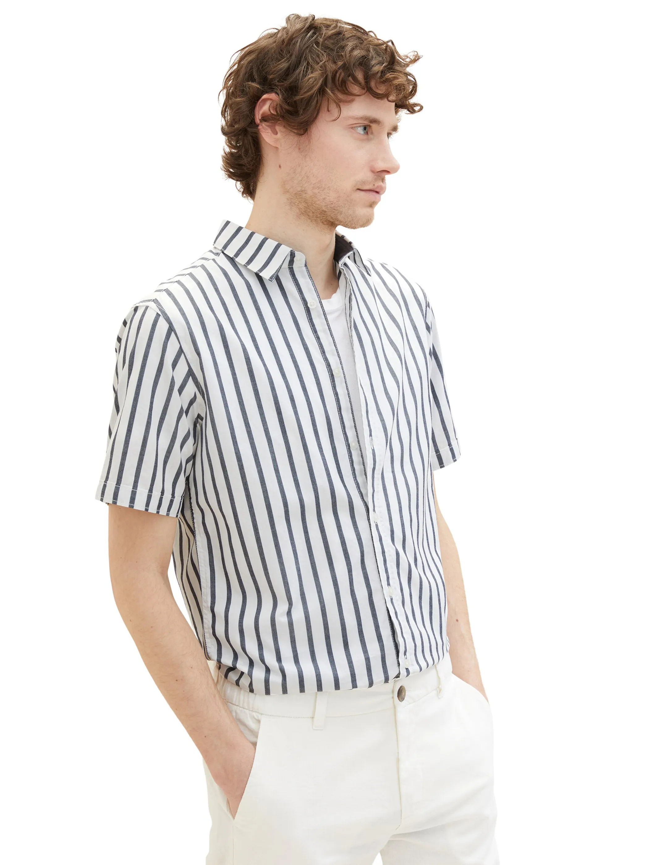 Herren Hemd mit Streifen