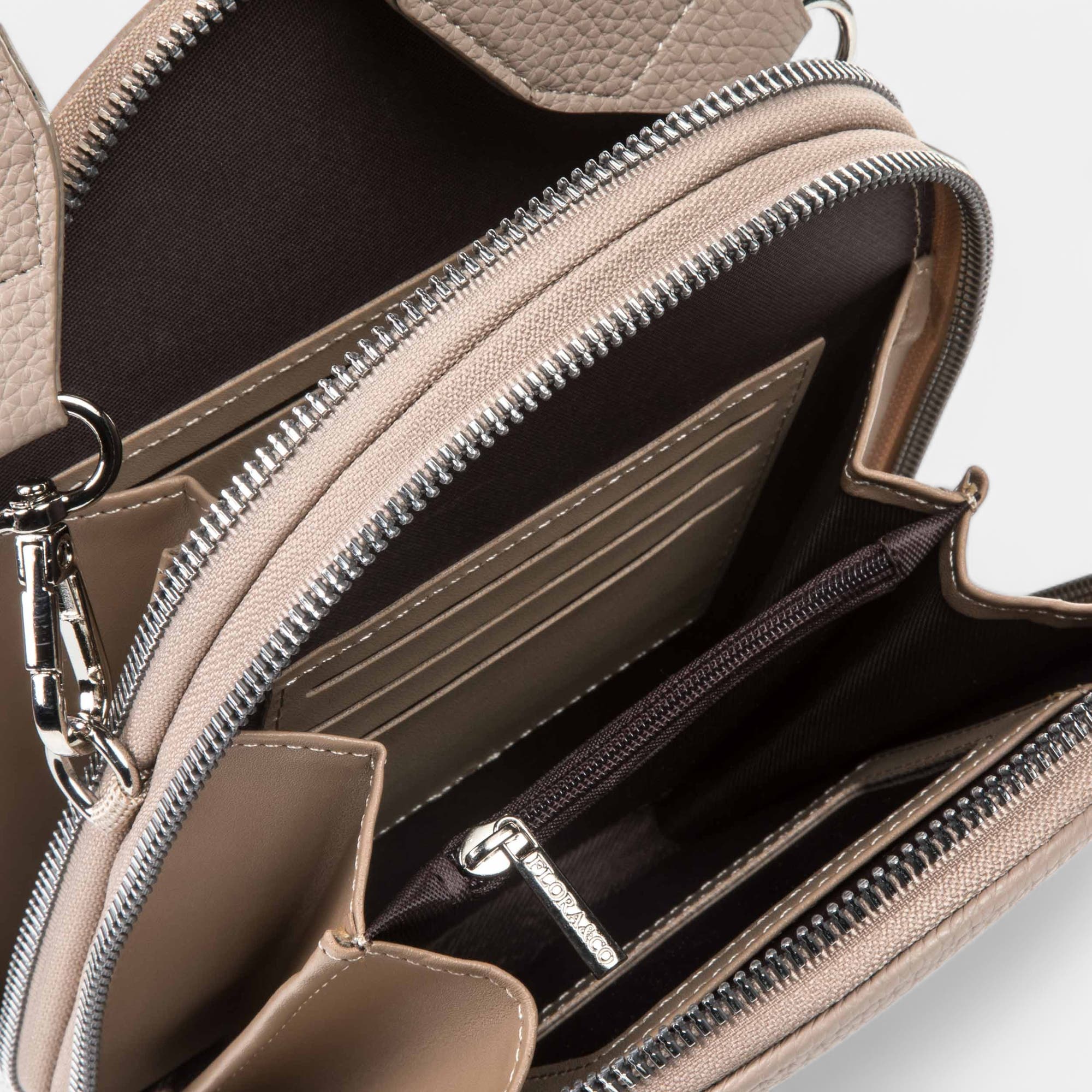 Sac bandoulière beige