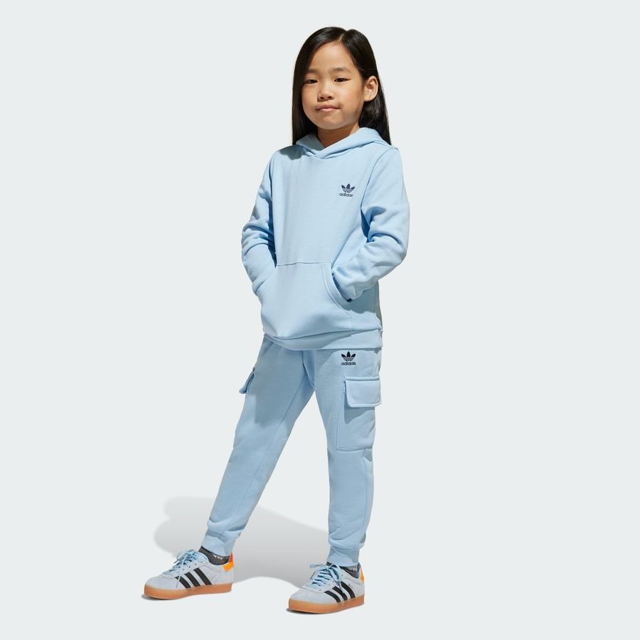 Adidas Original Ensemble à capuche 1/2 zip cargo enfants