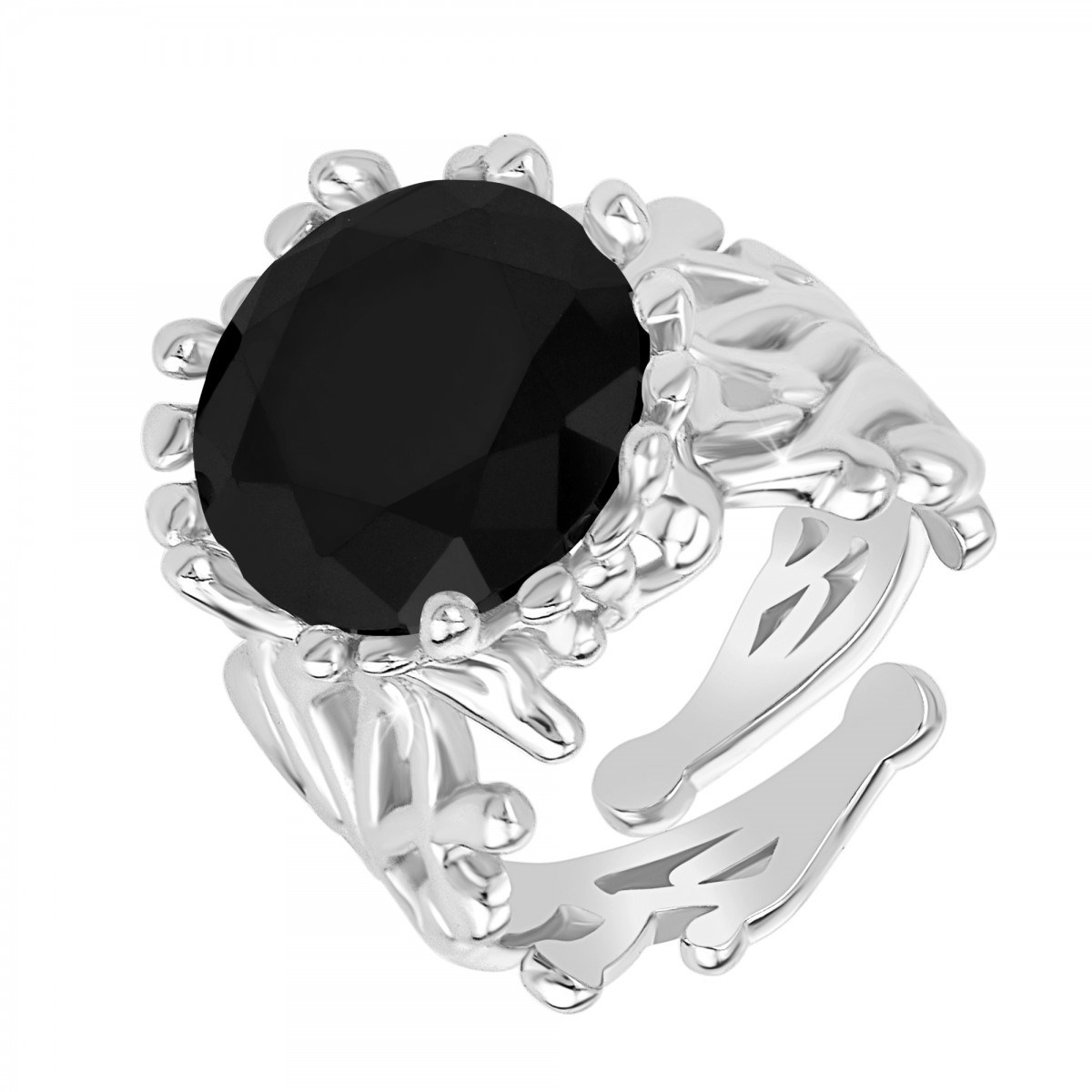 Bague ajustable SC Crystal ornée de Zirconium