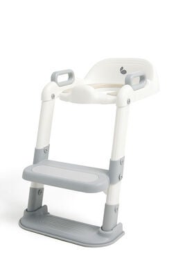 Beemoo CARE Assist Toalettsete CARE med Stige, Grey/White
