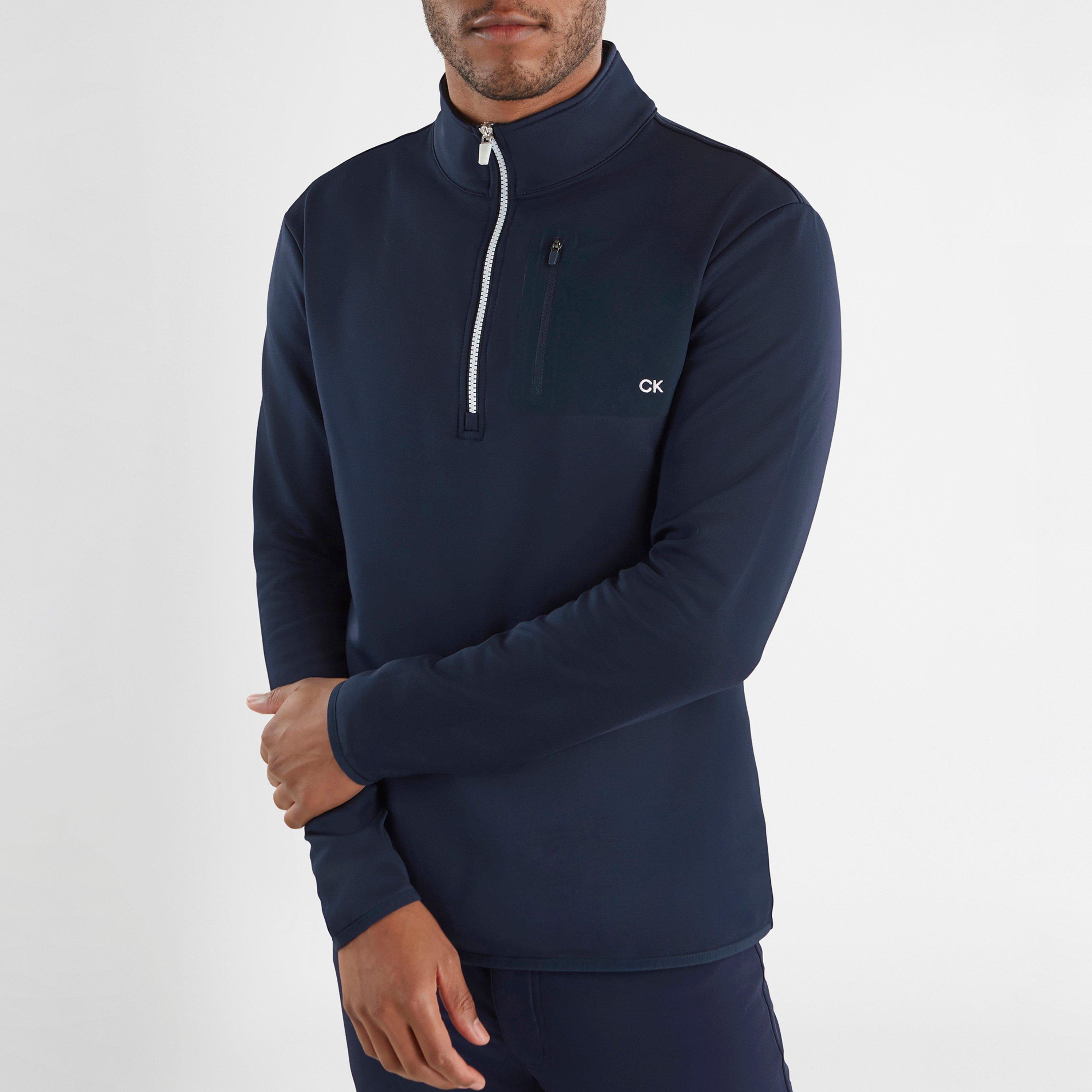 Calvin Klein Golf Delta Mid Layer Zip Top