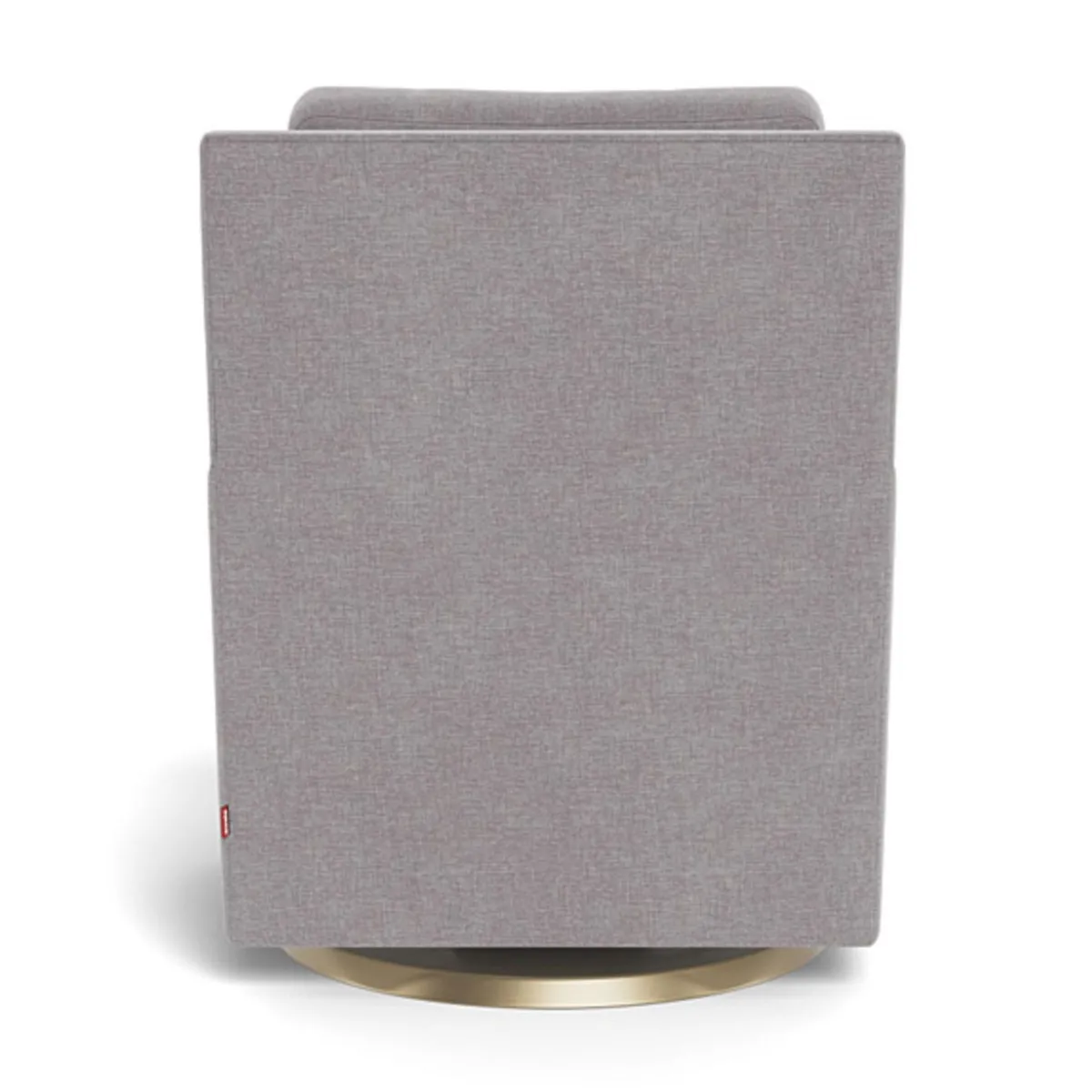Monte Fauteuil Berçant et Pivotant Como - Pebble Gris  Or