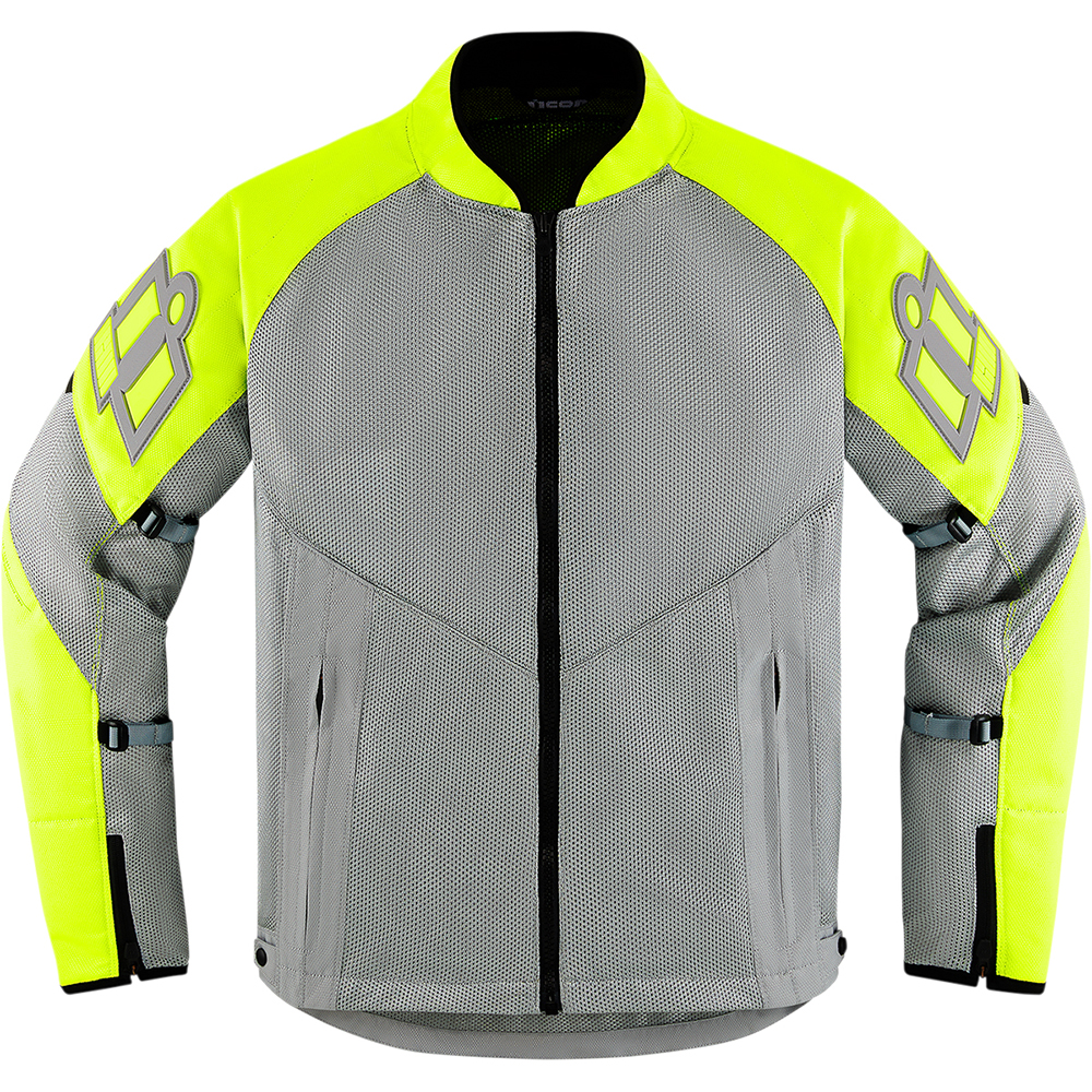 Icon - Blouson Mesh AF™ Gris / Jaune fluo