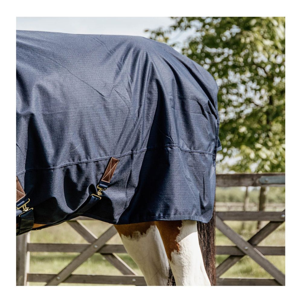 Kentucky ALL WEATHER QUICK DRY 600D 150G - Couverture de paddock + couvre-cou amovible navy