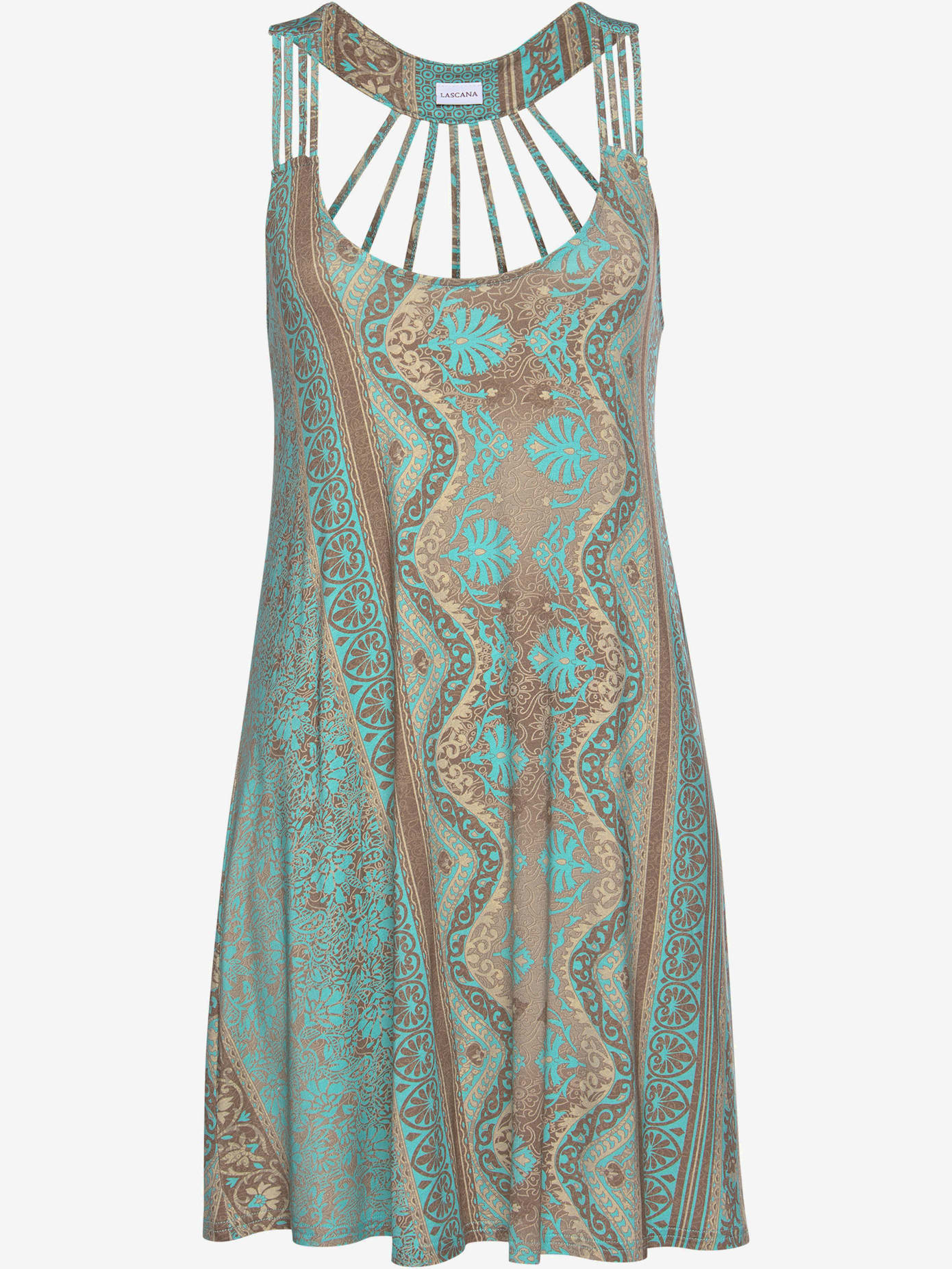 Robe de plage encolure ronde