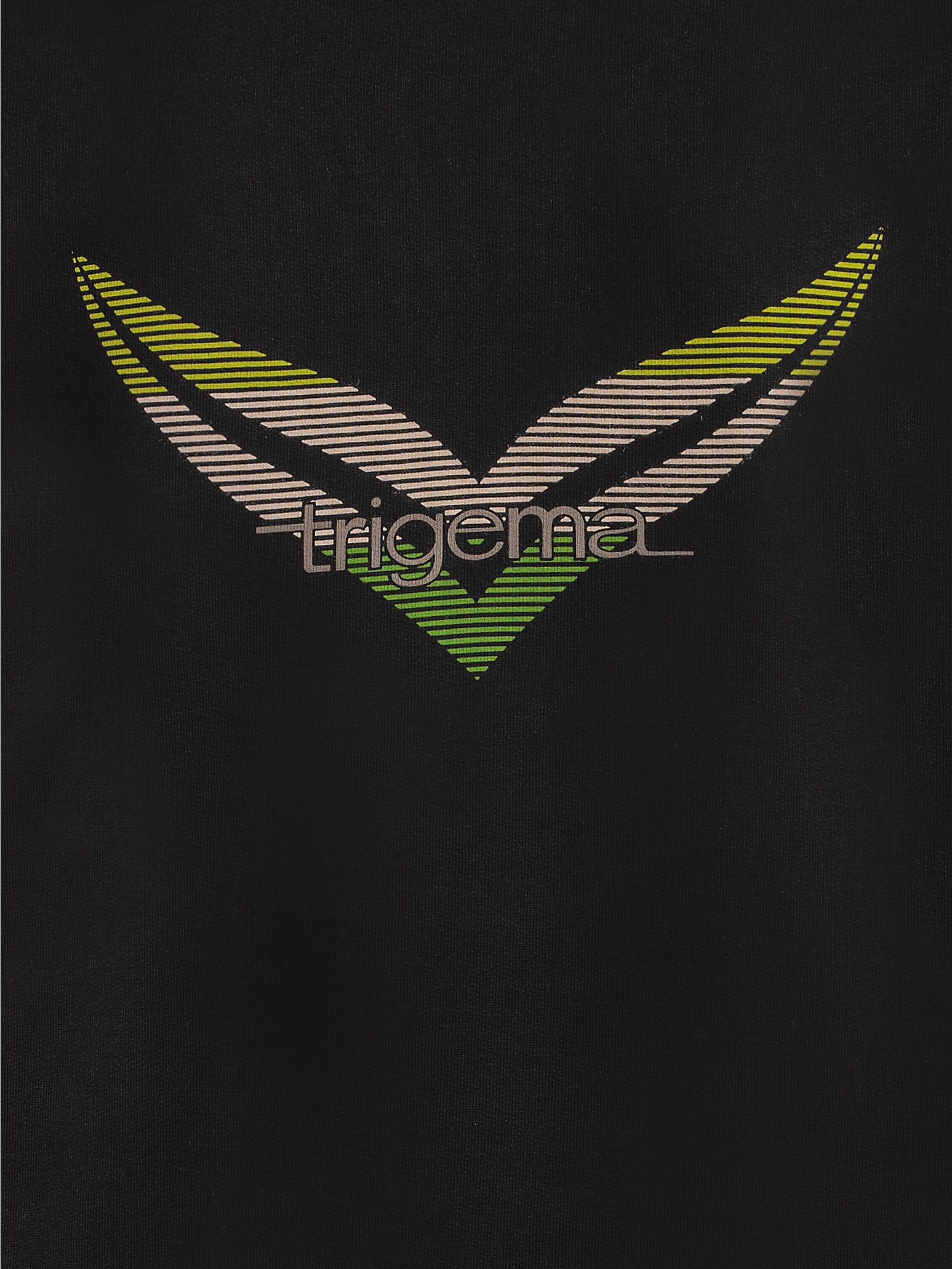 Sweatshirt mit kontrastfarbigen Details Schwarz
