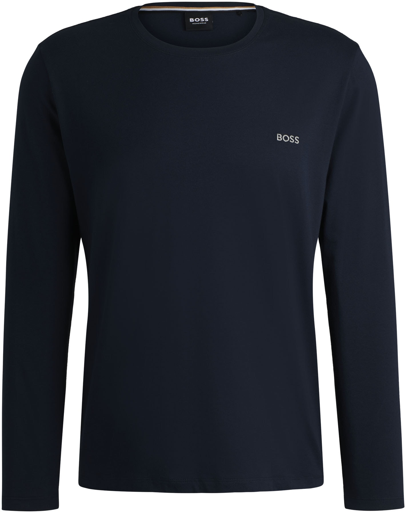 BOSS Langarmshirt »Mix&Match LS-Shirt R« mit BOSS Stickerei auf der Brust