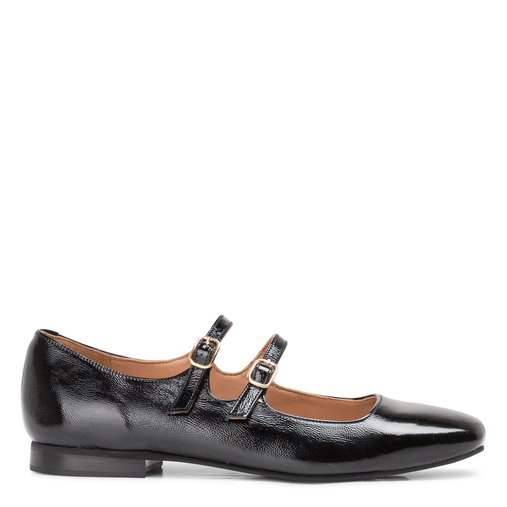AURELLA - Babies en cuir | Noir