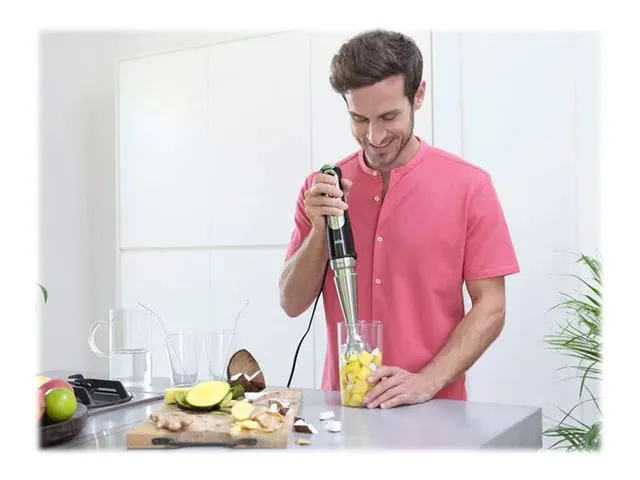 Braun Multiquick 9 MQ 9187XLI - Stavblender - 1.2 kW - premium sort/børstet rustfrit stål
