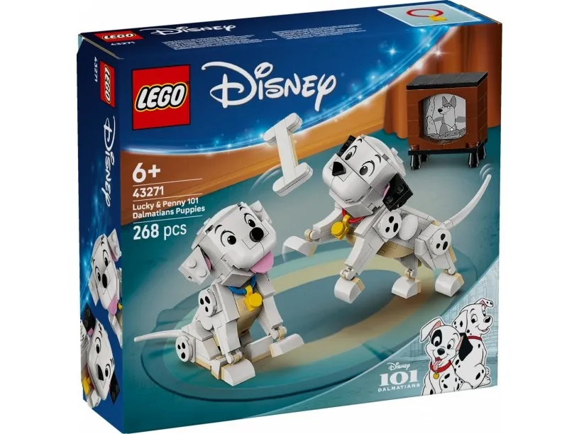 LEGO Disney 43271 Hvalpene Lucky og Penny fra 101 dalmatinere