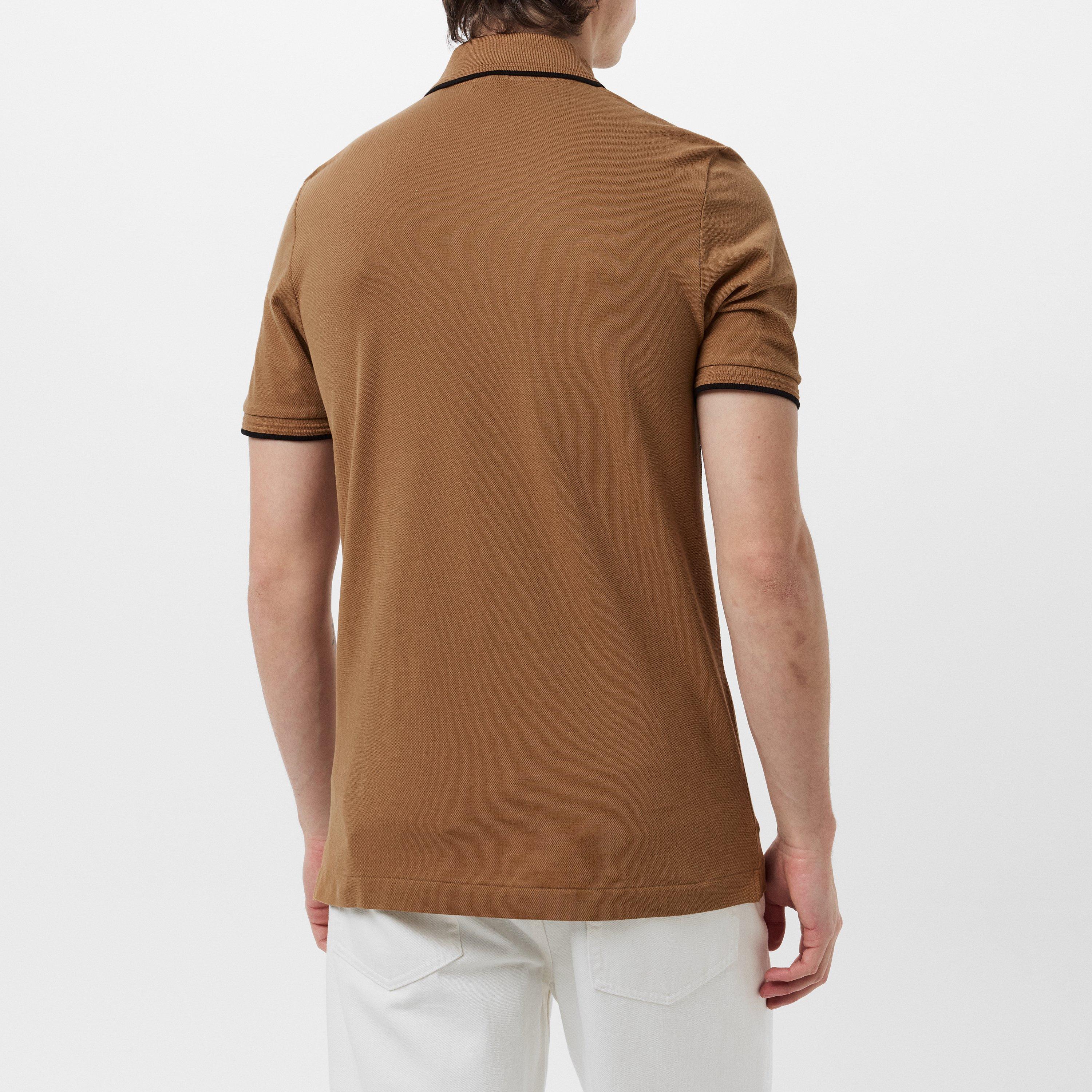 G Star Chest Logo Striped Polo