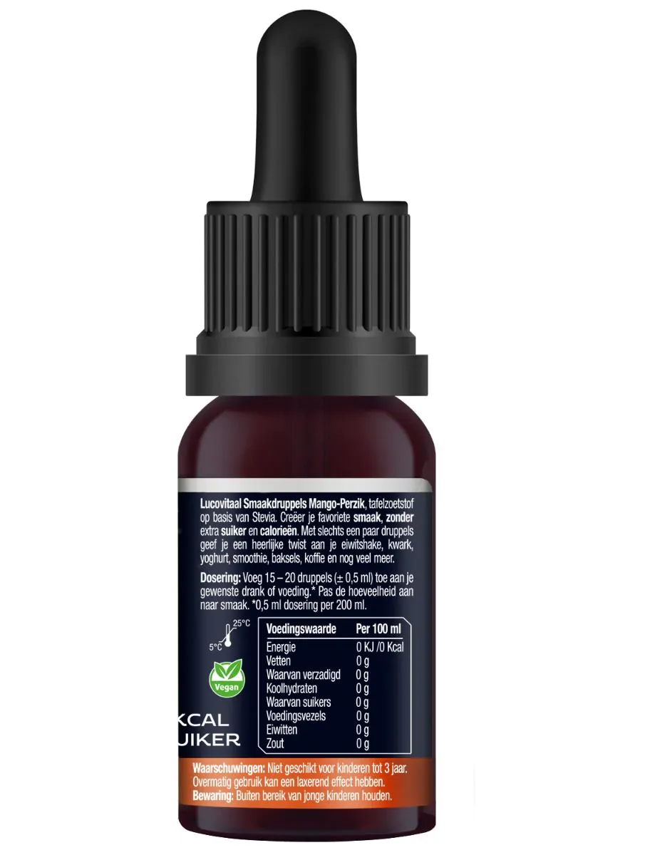 Smaakdruppels Mango-Perzik – 20 ml
