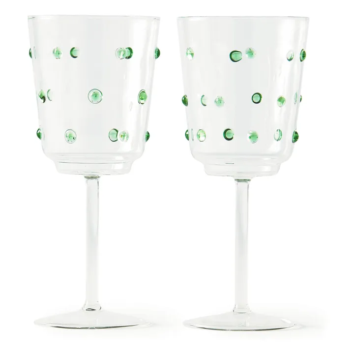 Pols Potten Verre à vin Nob | Vert