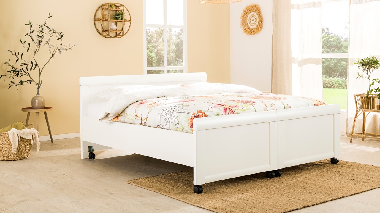 Bed Elba uitrijdbaar alpine wit