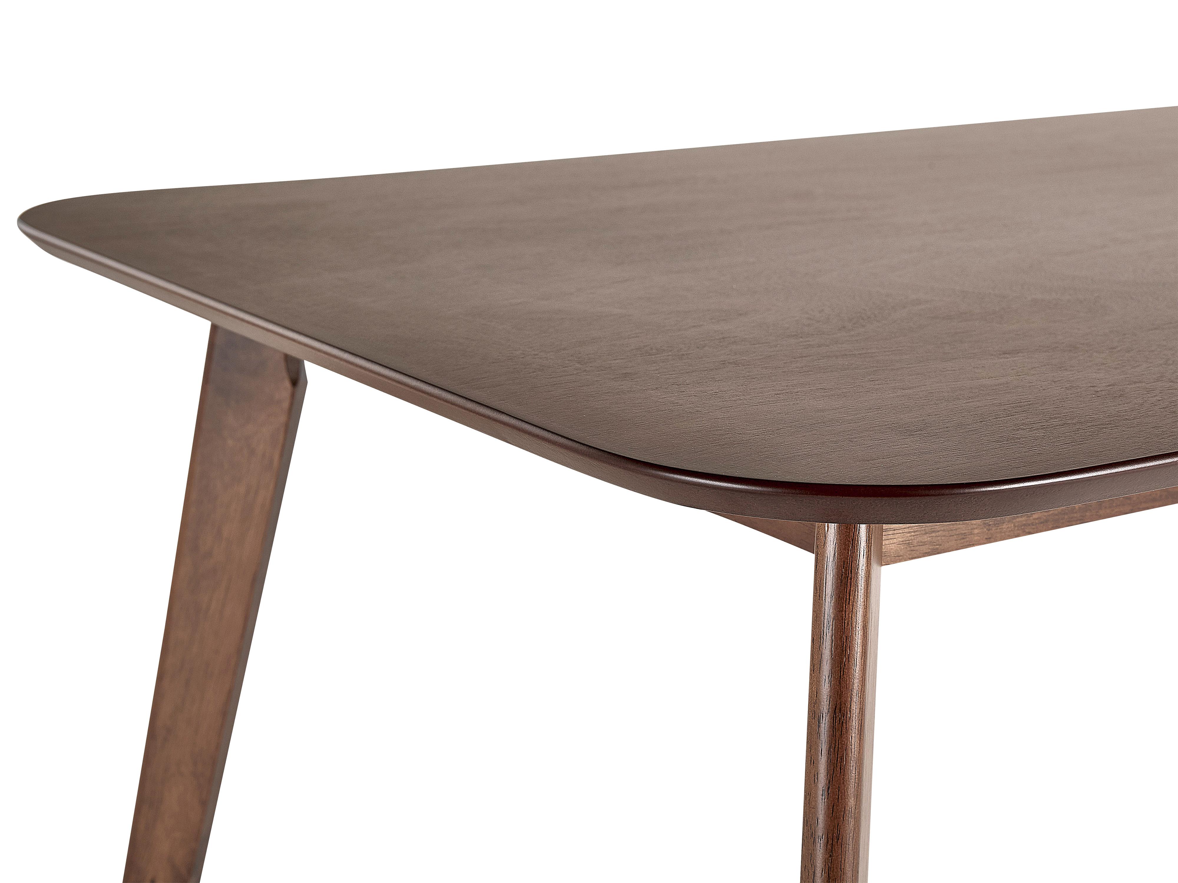 Eettafel EPHRATA Donker mahoniehout 90 cm 150 cm