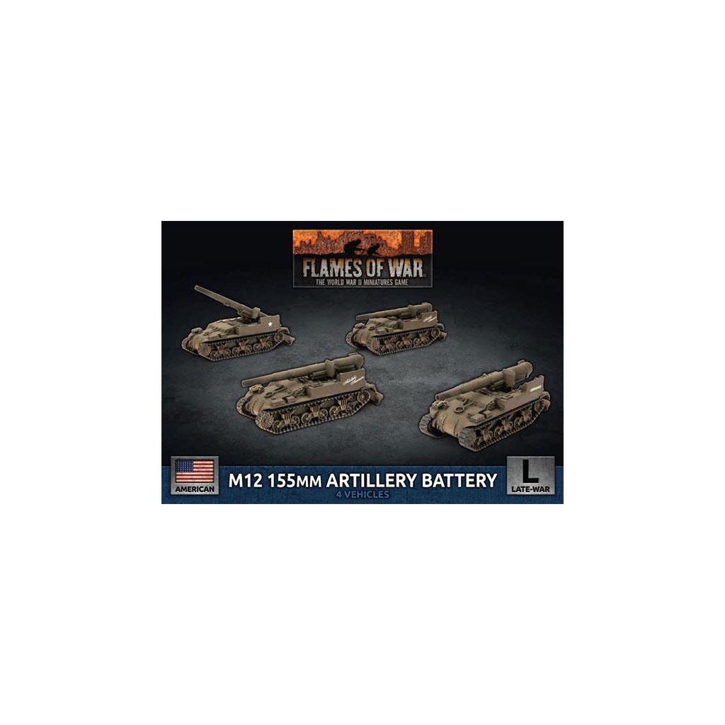 Flames of War - M12 155mm Artillery Battery
