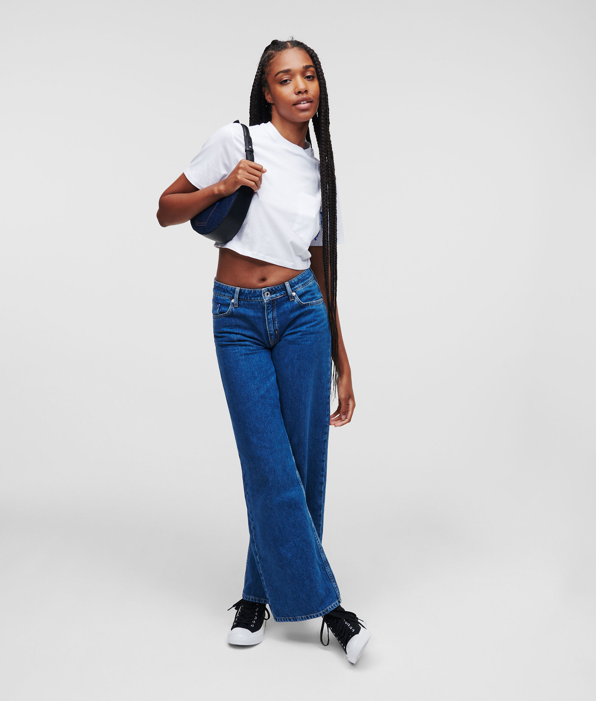 T-SHIRT MANCHES COURTES KLJ CROPPED