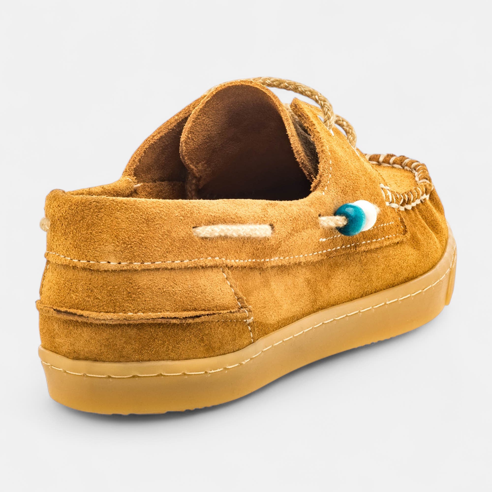 Mocassins Femme en cuir cognac