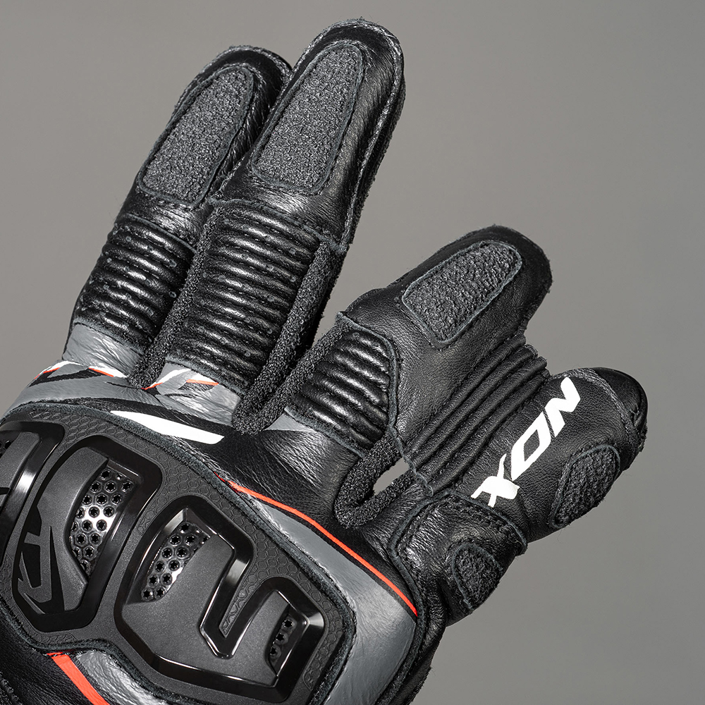 Ixon - Gants RS Replica Noir / Blanc / Rouge
