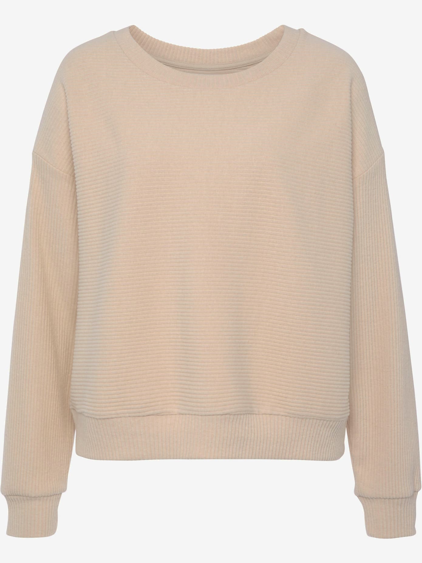 Sweatshirt en qualité côtelée
